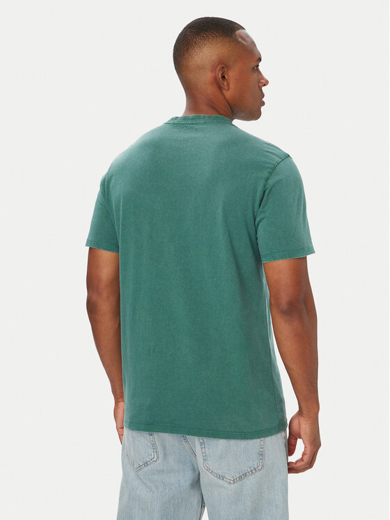 Guess Guess Tricou M6YI58 K4632 Verde Regular Fit