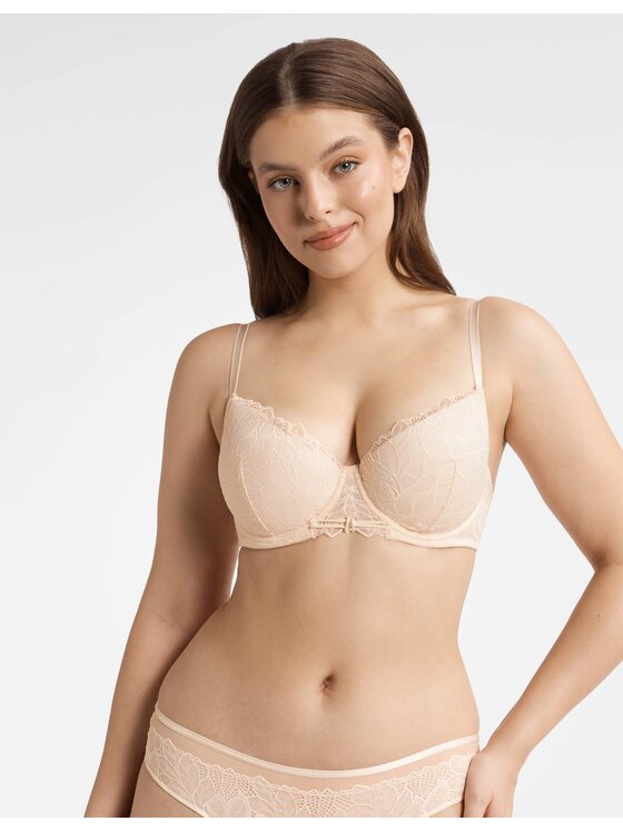 Esotiq Esotiq Biustonosz push-up 40160 Beżowy