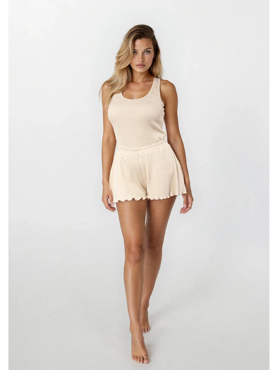 DKaren Sport DKaren Sport Dres DK-K-P1 Beżowy Classic Fit