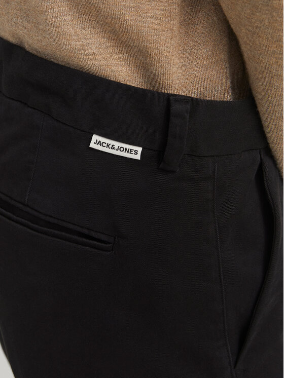 Jack & Jones Jack & Jones Pantaloni chino Kane 12268490 Nero Regular Fit