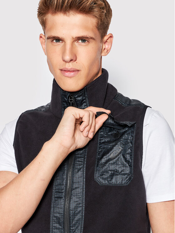 Gilet Aeg Flexform 2031D118 Nero Regular Fit