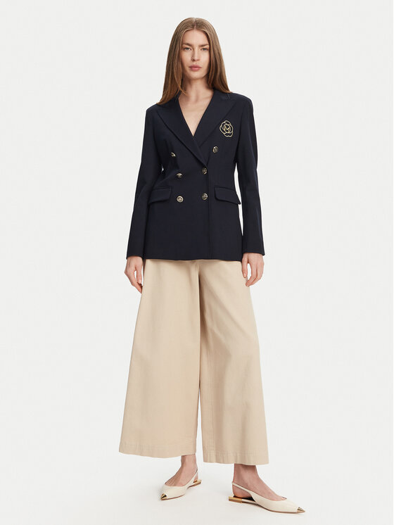 Marella Marella Marynarka Baiocco 2513911024 Granatowy Slim Fit