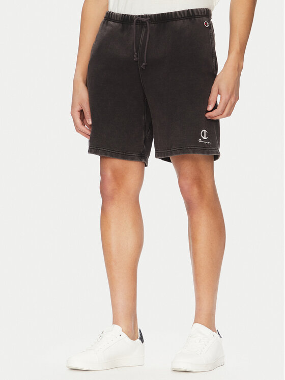 Champion Champion Sportovní kraťasy Reverse Weave 221179 Černá Regular Fit