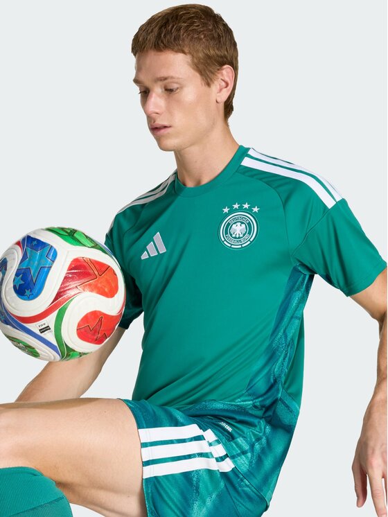 adidas adidas Koszulka techniczna 162112 Zielony Slim Fit