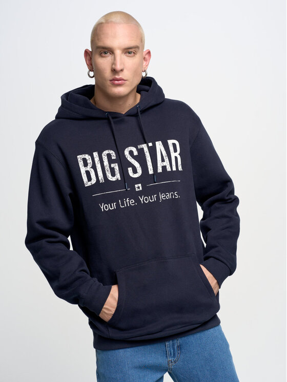 BIG STAR BIG STAR Bluza ashlyno_403 Granatowy Regular Fit