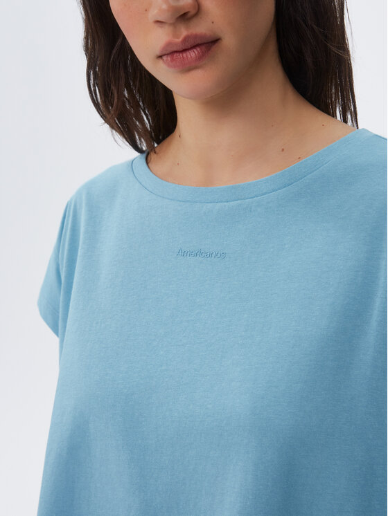 T-shirt Houston Blu Relaxed Fit