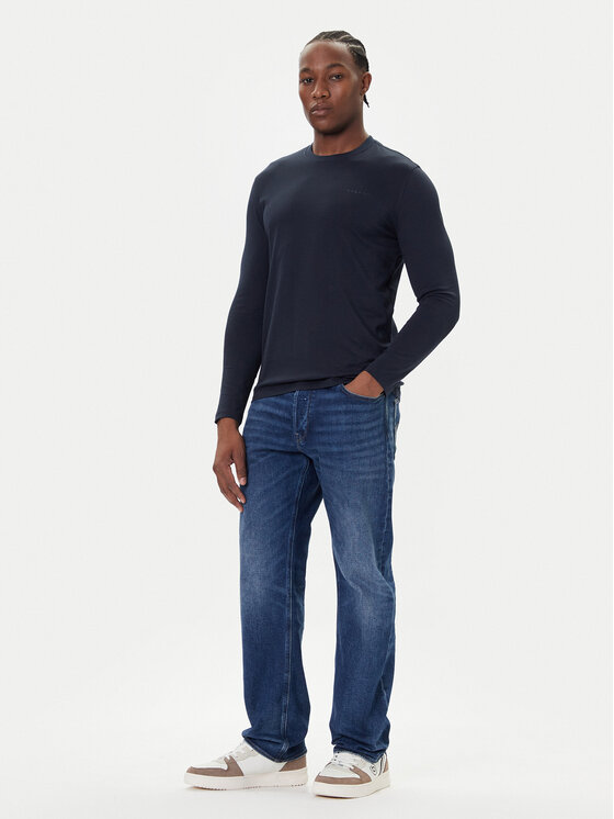 Bugatti Bugatti Longsleeve 8330-85044D Σκούρο μπλε Regular Fit