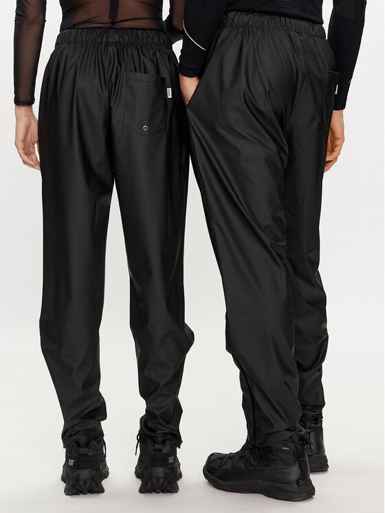 Rains Rains Hlače za kišu Rain Pants Slim W3 18580 Crna Slim Fit