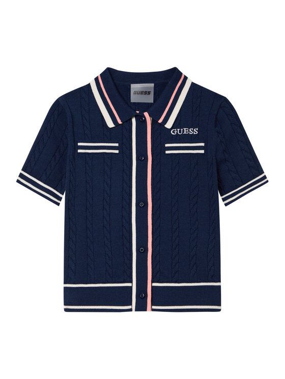 Guess Guess Кардиган J6RR16 Z4652 Тъмносин Regular Fit