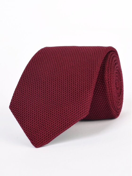 ELSNER ELSNER Γραβάτα JEDWAB GRENADYNA GARZA FINA A1883 Μπορντό