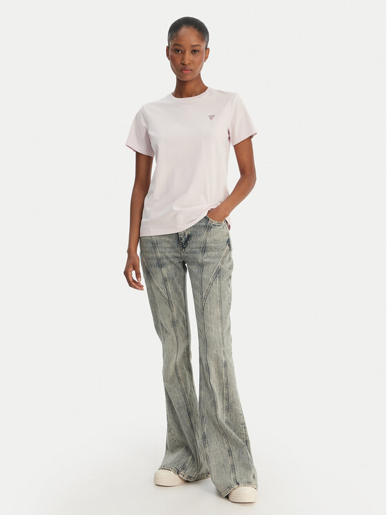 Guess Jeans Guess Jeans T-Shirt W4YI10 J1314 Ροζ Regular Fit