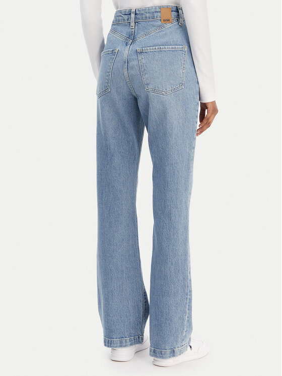 BOSS BOSS Jeans hlače Lyris 50552438 Modra Straight Leg