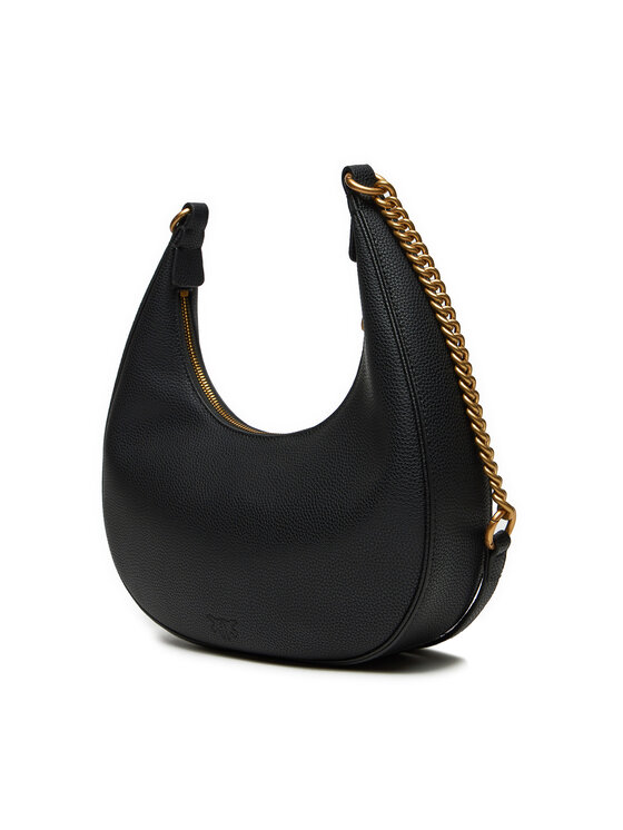 PINKO PINKO Torebka Brioche Hobo Classic AI 24-25 PLTT 101526 A29Q Czarny