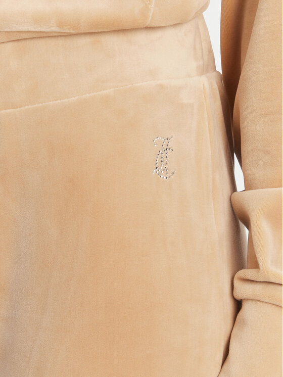 Juicy Couture Juicy Couture Teplákové nohavice Christine JCWBJ125304 Béžová Flared Leg