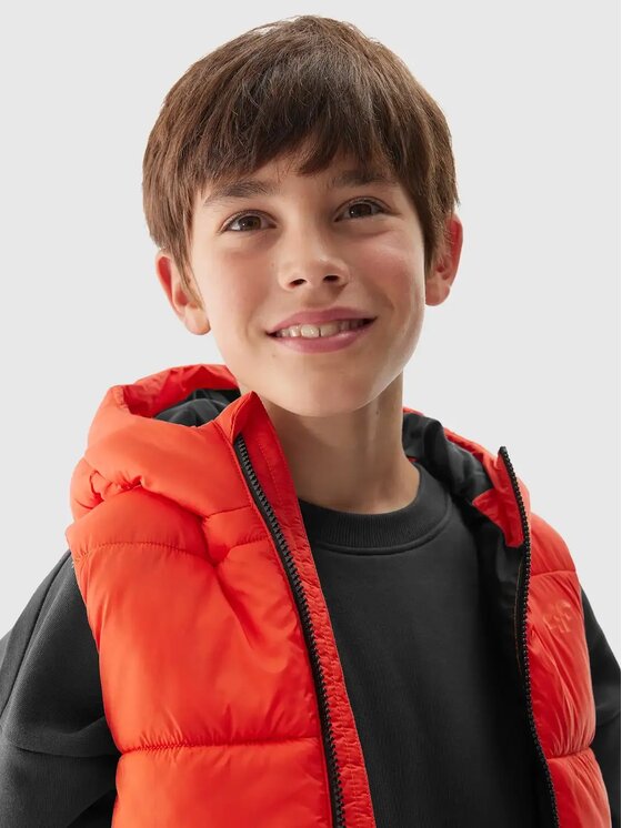 4F 4F Gilet 4FJWAW24TVJAM13-70S Arancione Regular Fit