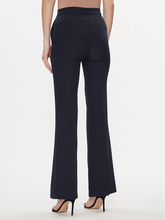 Maryley Maryley Spodnie materiałowe 24EB587/43BL Granatowy Relaxed Fit