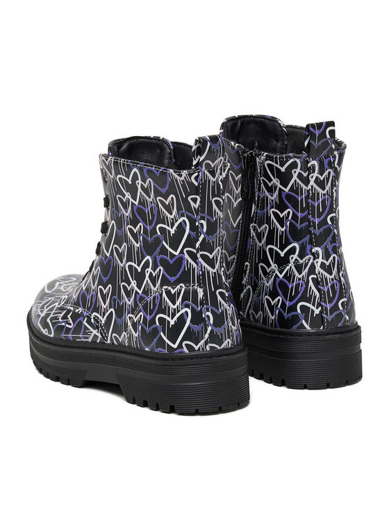 DeeZee DeeZee Schnürstiefeletten CEO-AVO-2208-021 Schwarz