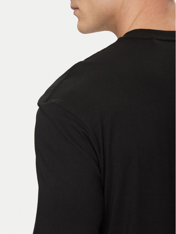 Jack Wolfskin Jack Wolfskin Longsleeve Essential Longsleeve 1808821 Μαύρο Regular Fit