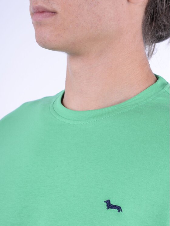 Harmont Blaine T shirt T SHIRT UOMO HARMONT BLANE IN COTONE Verde Classic Fit Modivo