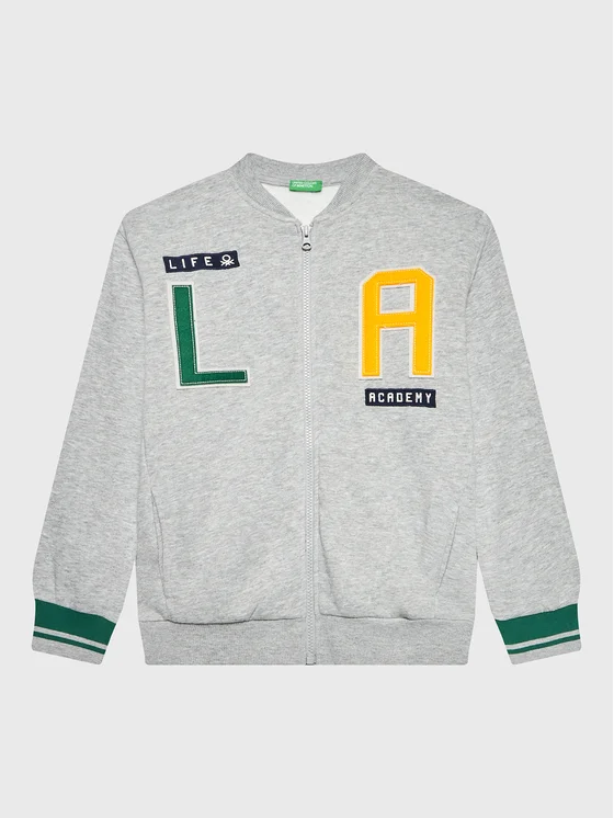United Colors Of Benetton Sweatshirt 30UNC501T Grau Regular Fit