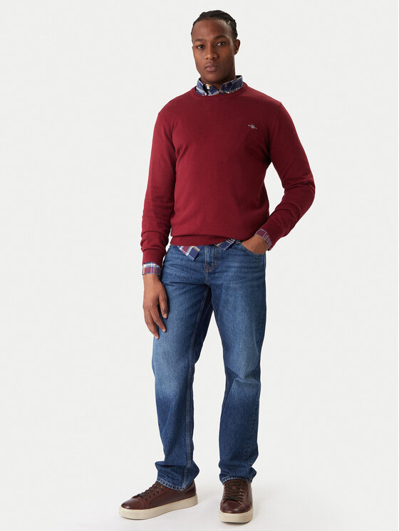Gant Gant Pulover 8030561 Rdeča Regular Fit