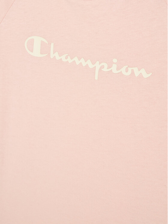 Champion Champion T-Shirt 404473 Różowy Regular Fit