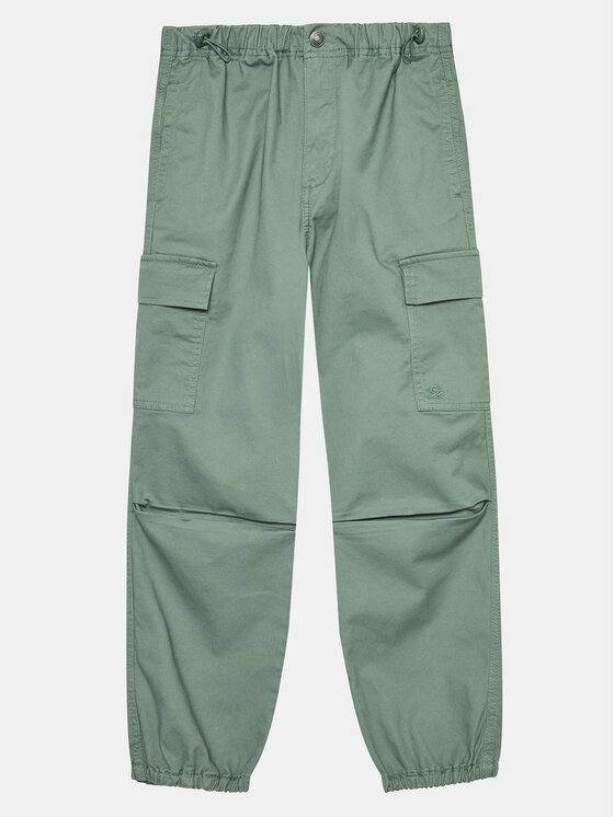 Chłopięce Joggery United Colors Of Benetton, Rozmiar 130, Zielone, 4XZXCF03O