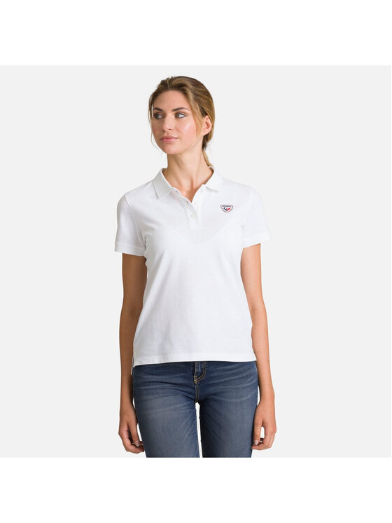 Polo, rozmiar L, Białe, W Logo Polo
