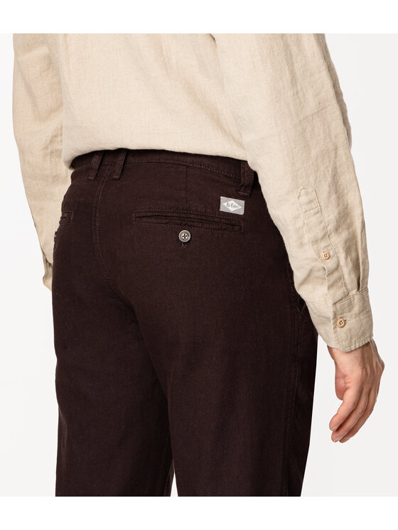 Lee Cooper Lee Cooper Spodnie materiałowe GALATA 3600 Czarny Comfort Fit