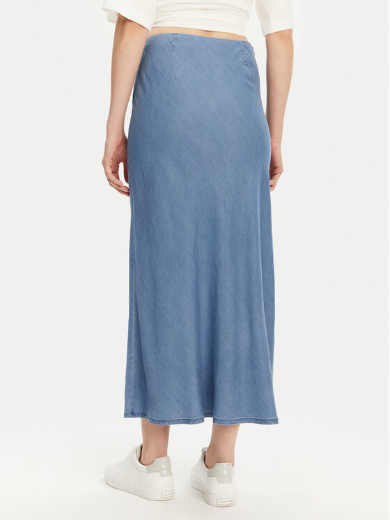 ONLY ONLY Maxi sukně Chigo 15338281 Modrá Regular Fit