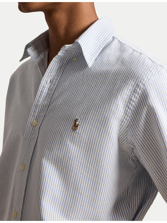 Polo Ralph Lauren Polo Ralph Lauren Koszula 710792041004 Błękitny Custom Fit