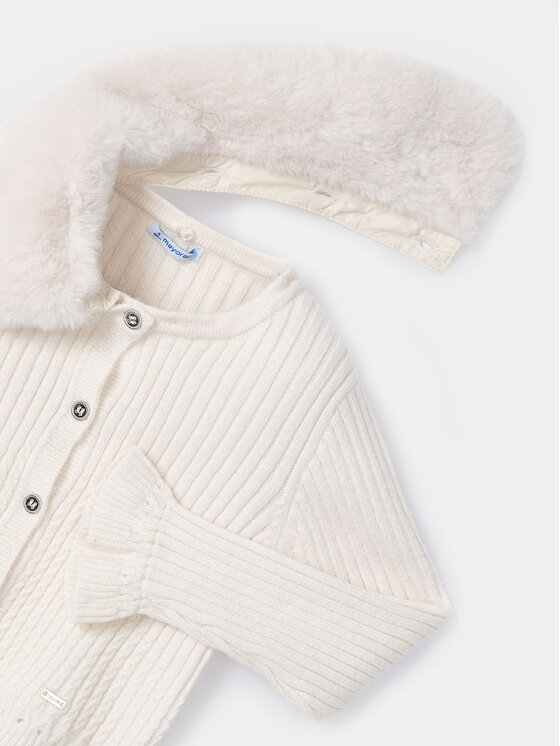 Mayoral Mayoral Strickjacke 4362 Écru Regular Fit