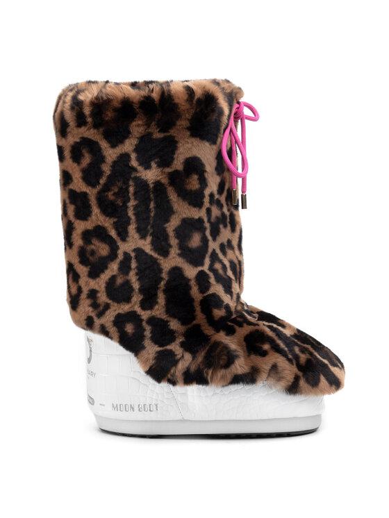 Moon Boot Blană exterior încălțăminte Cover Rex Rabbit 140C0V04001 Maro