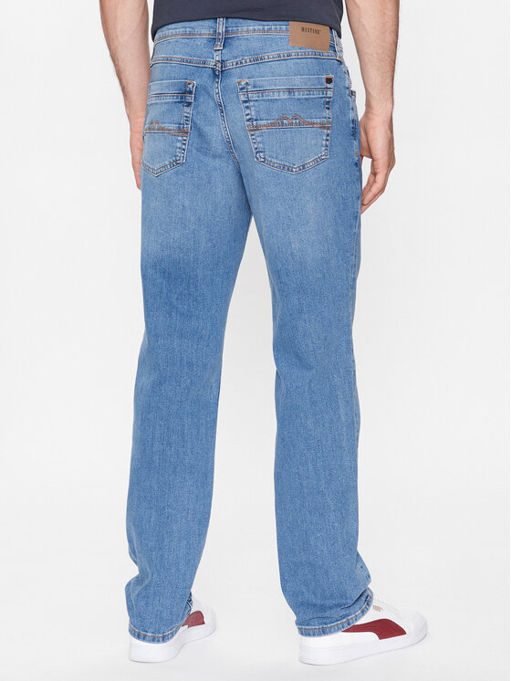Mustang Mustang Jeansy Washington 1013657 Niebieski Slim Fit