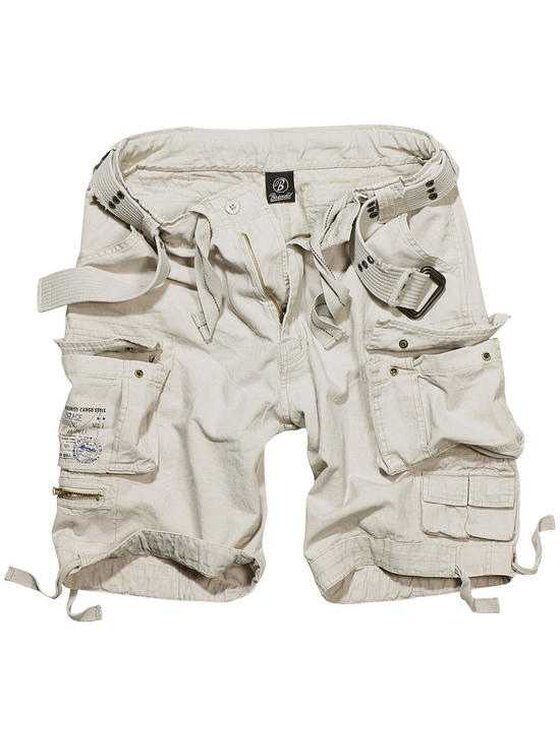 Brandit Brandit Szorty materiałowe 2001.12.XXL Szary jasny Regular Fit