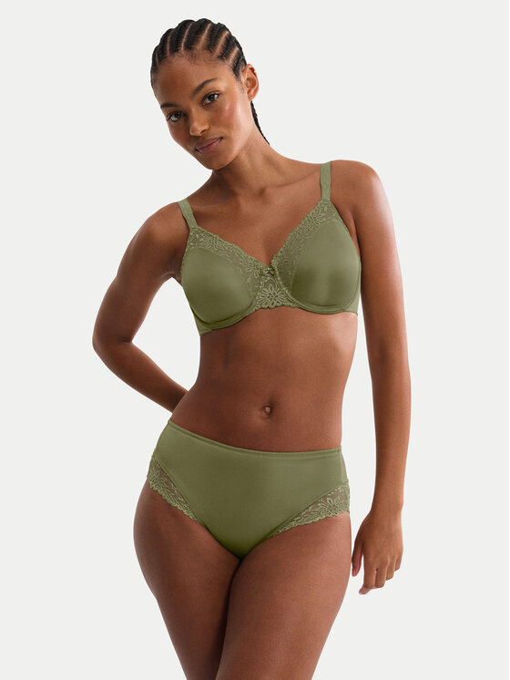 Triumph Triumph Klasické kalhotky s vysokým pasem Ladyform Soft 10224859 Zelená