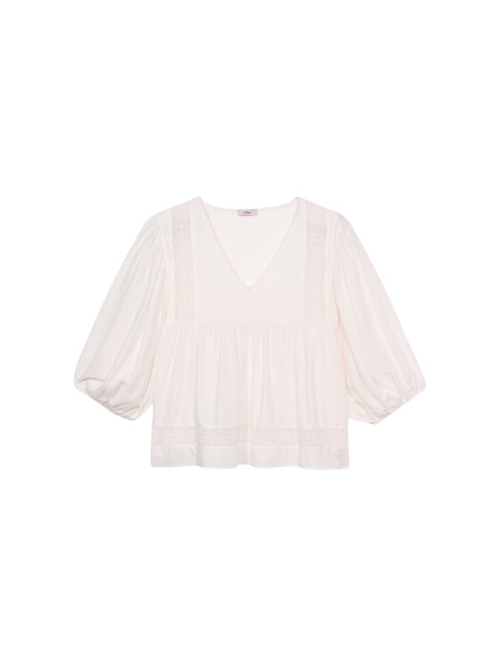 Oltre Oltre T-Shirt G391J004178N011 Biały Boxy Fit