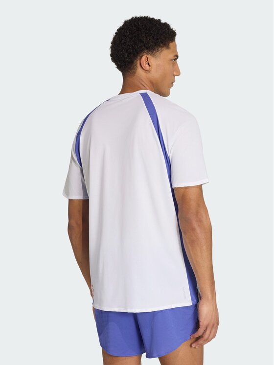 adidas adidas Koszulka techniczna Adizero Archive Biały Slim Fit