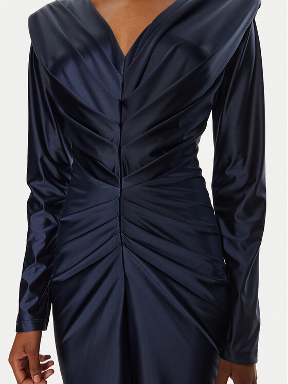 ACCESS FASHION ACCESS FASHION Koktel haljina 44-3039-222 Tamnoplava Slim Fit