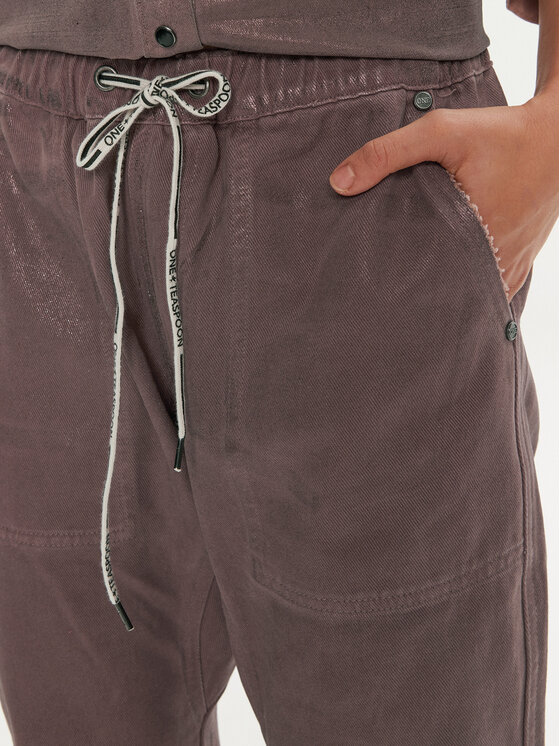 One Teaspoon One Teaspoon Jeans hlače 26554 Rjava Regular Fit