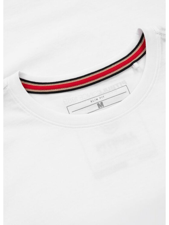 PITBULL PITBULL T-Shirt MINIMAL Biały Regular Fit