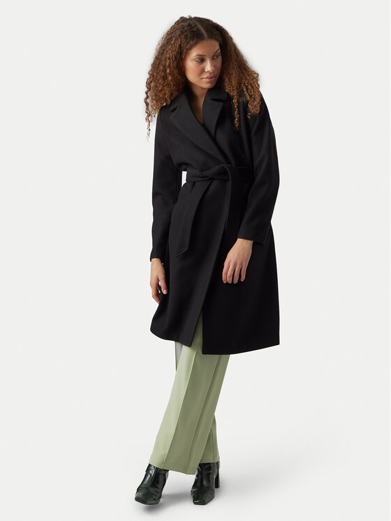 Vero Moda Vero Moda Kabát pro přechodné období Fortuneaya 10278330 Černá Regular Fit