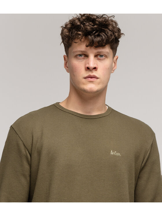 Lee Cooper Lee Cooper Longsleeve MATEO 2650 Khaki Regular Fit