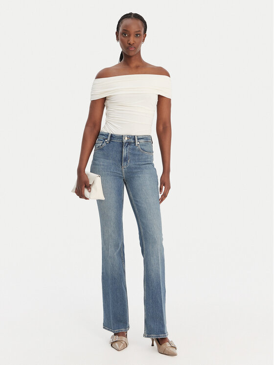 Liu Jo Liu Jo Jeans hlače UA6219 D0321 Modra Bootcut Fit