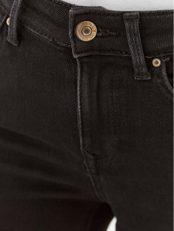 ONLY ONLY Jeansy Power 15181958 Czarny Skinny Fit