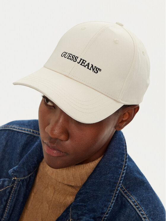 Guess Jeans Guess Jeans Czapka z daszkiem M4BZ26 WF8V1 Écru