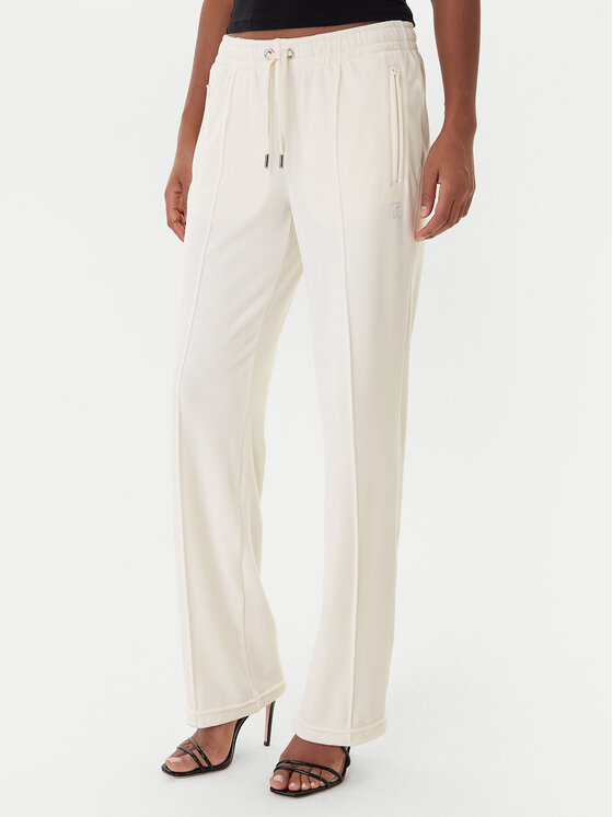 Juicy Couture Juicy Couture Teplákové kalhoty Tina JCWBJ225307 Béžová Regular Fit