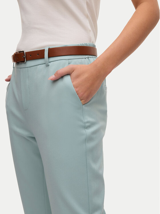 Vero Moda Vero Moda Chinosy Maya 10225280 Zielony Regular Fit