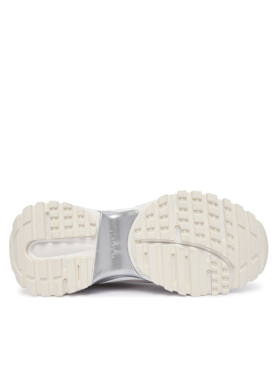 Calvin Klein Calvin Klein Sneakersy Hike Runner Mesh Mix Met Mg YW0YW02009 Bílá