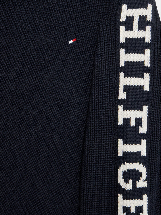 Tommy Hilfiger Tommy Hilfiger Sweater Monotype KB0KB08364 D Sötétkék Regular Fit